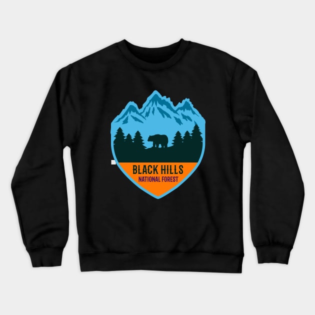 Black Hills National Forest Crewneck Sweatshirt by Tonibhardwaj